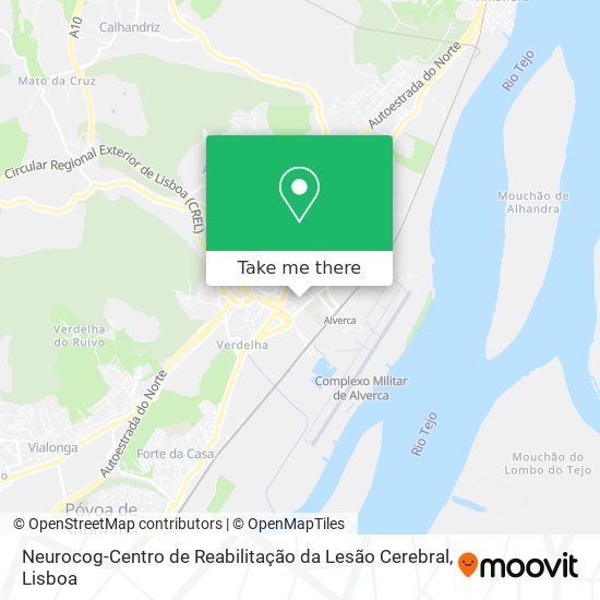 Neurocog-Centro de Reabilitação da Lesão Cerebral map