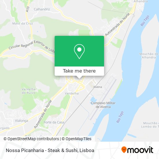 Nossa Picanharia - Steak & Sushi map