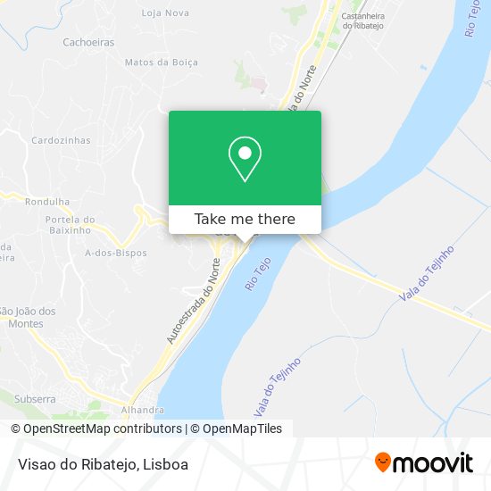 Visao do Ribatejo map