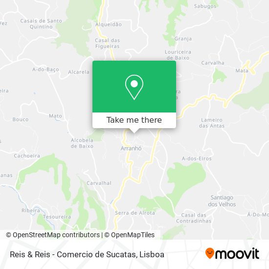Reis & Reis - Comercio de Sucatas map