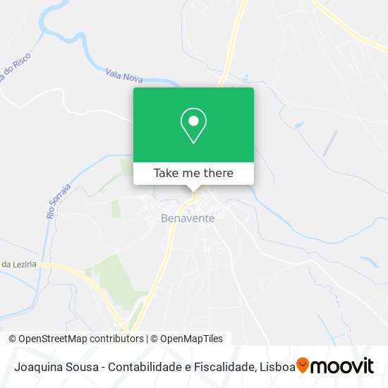 Joaquina Sousa - Contabilidade e Fiscalidade map
