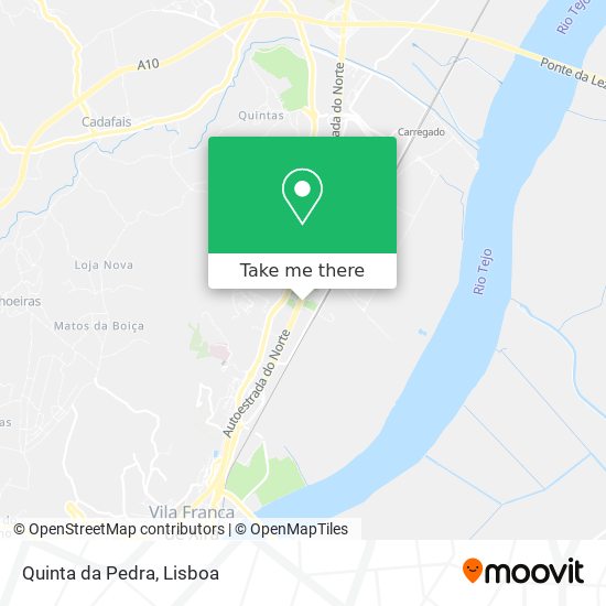 Quinta da Pedra mapa