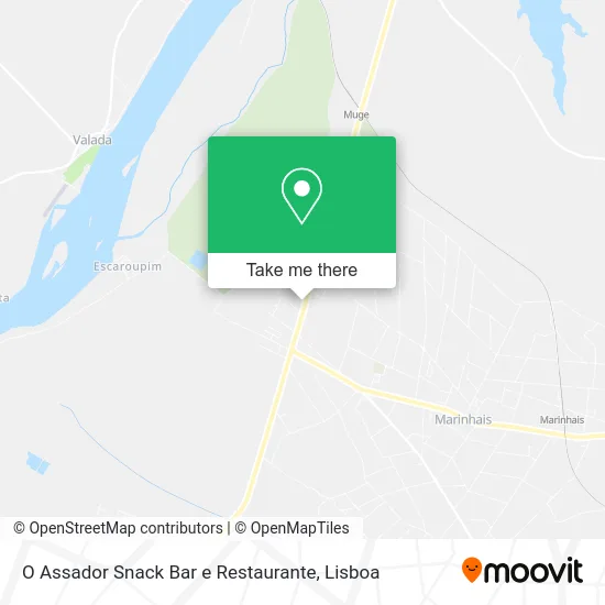 O Assador Snack Bar e Restaurante map