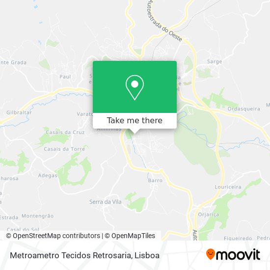 Metroametro Tecidos Retrosaria map