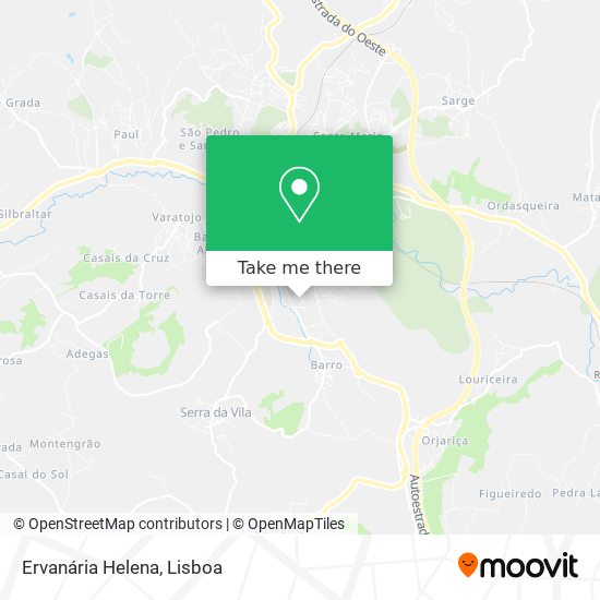 Ervanária Helena mapa