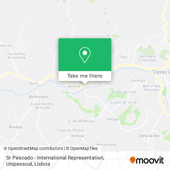 Sr Pescado - International Representation, Unipessoal map