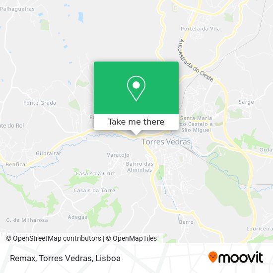 Remax, Torres Vedras mapa