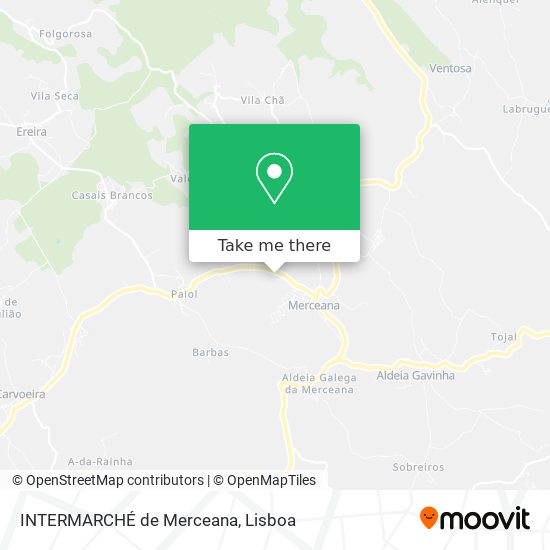 INTERMARCHÉ de Merceana map