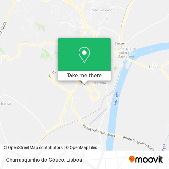 Churrasquinho do Gótico map