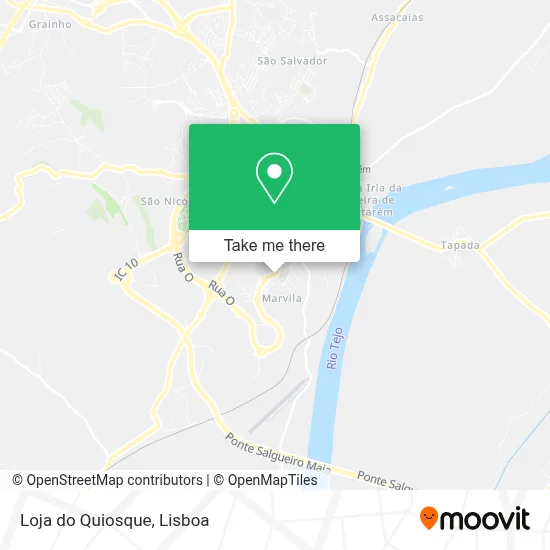 Loja do Quiosque map