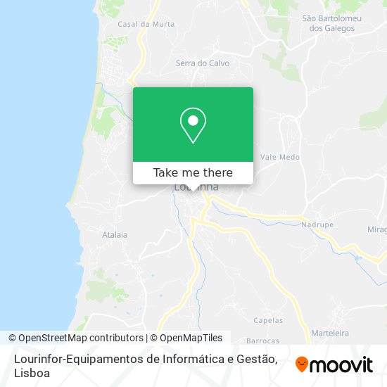 Lourinfor-Equipamentos de Informática e Gestão mapa