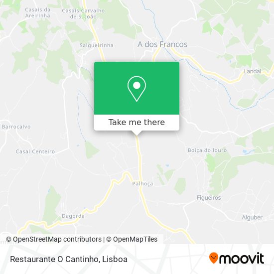 Restaurante O Cantinho map