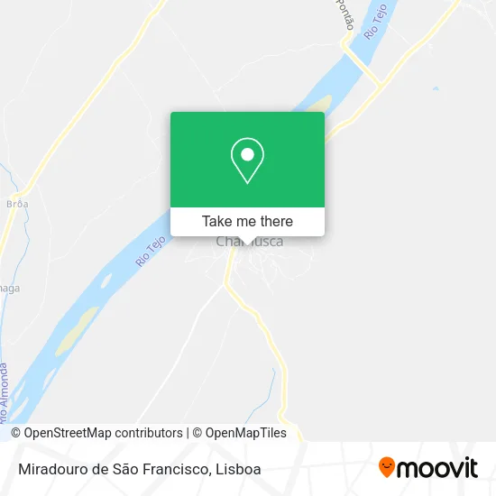 Miradouro de São Francisco map