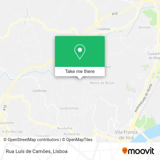 Rua Luís de Camões map