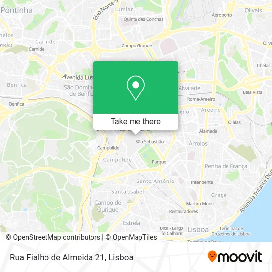 Rua Fialho de Almeida 21 map