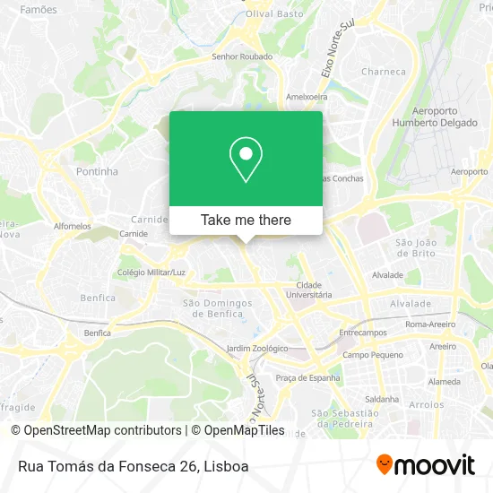 Rua Tomás da Fonseca 26 map
