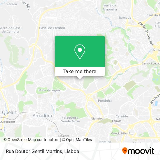 Rua Doutor Gentil Martins map