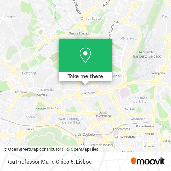 Rua Professor Mário Chicó 5 mapa
