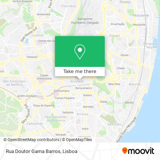 Rua Doutor Gama Barros map