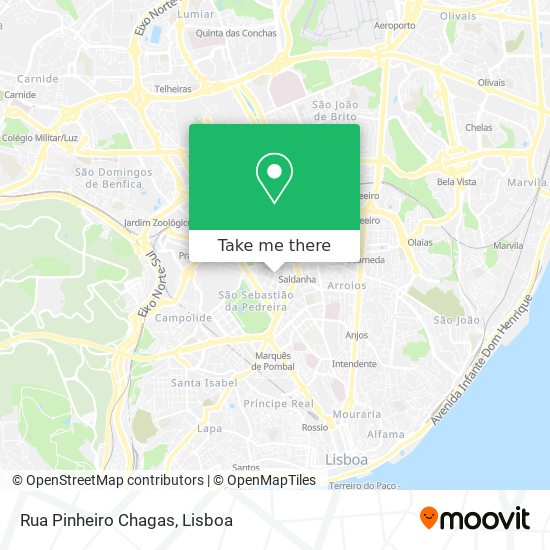 Rua Pinheiro Chagas map