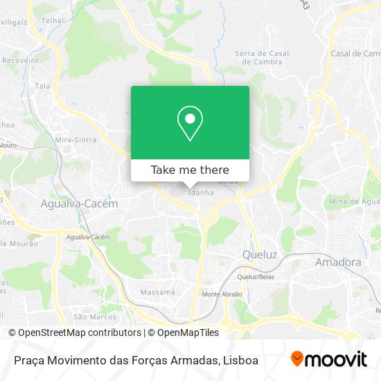 Praça Movimento das Forças Armadas map