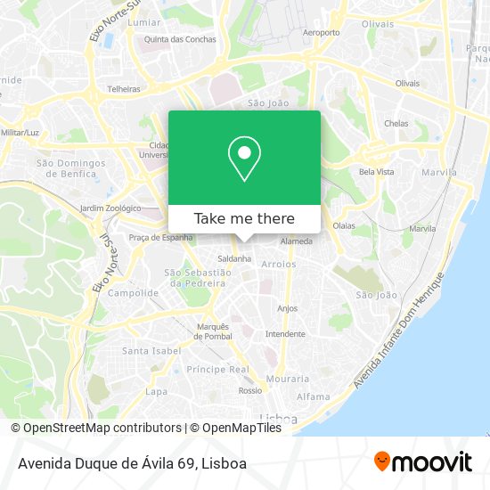 Avenida Duque de Ávila 69 map