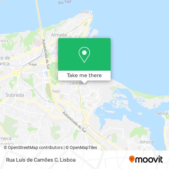 Rua Luís de Camões C map