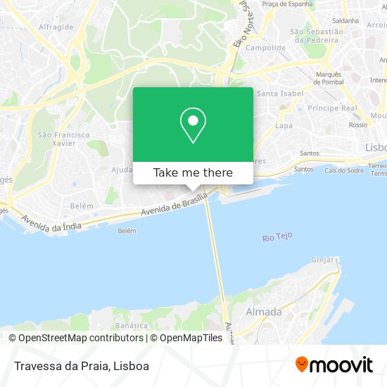 Travessa da Praia map