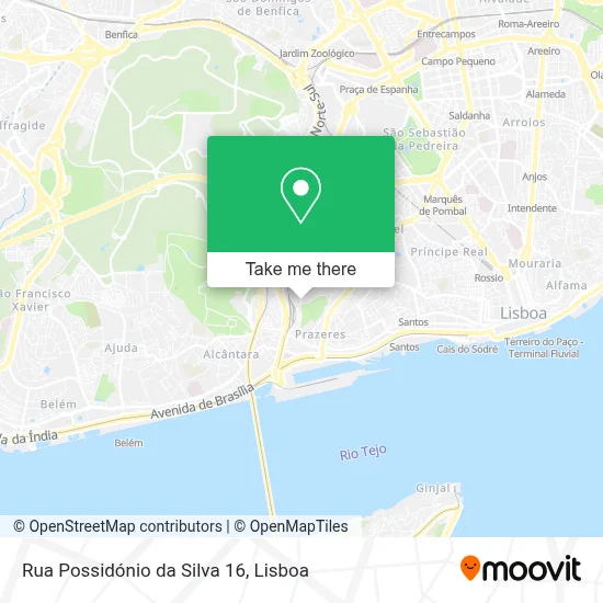 Rua Possidónio da Silva 16 map