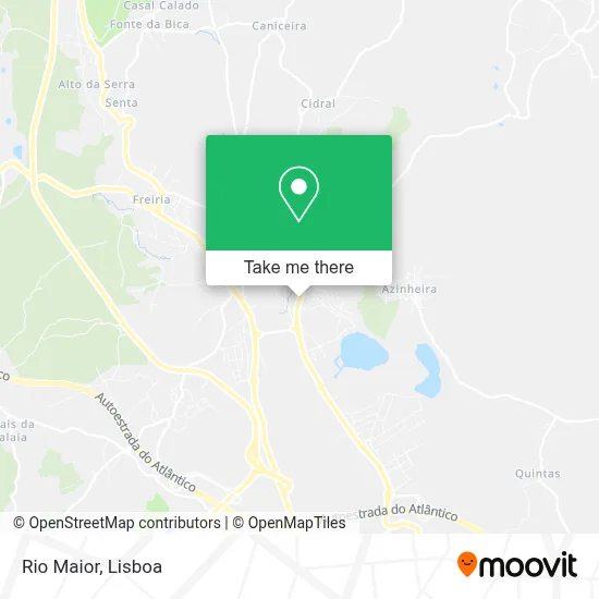 Rio Maior mapa