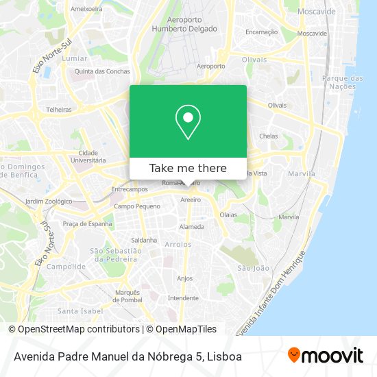 Avenida Padre Manuel da Nóbrega 5 map