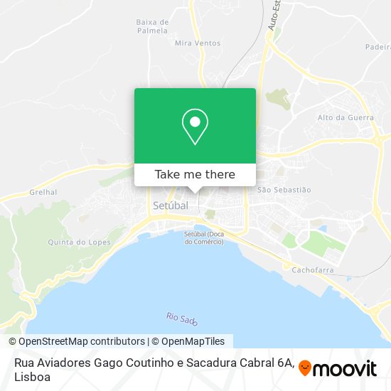 Rua Aviadores Gago Coutinho e Sacadura Cabral 6A mapa