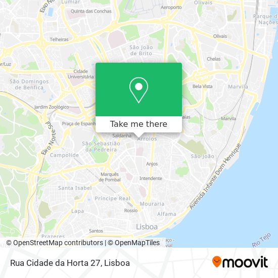 Rua Cidade da Horta 27 map