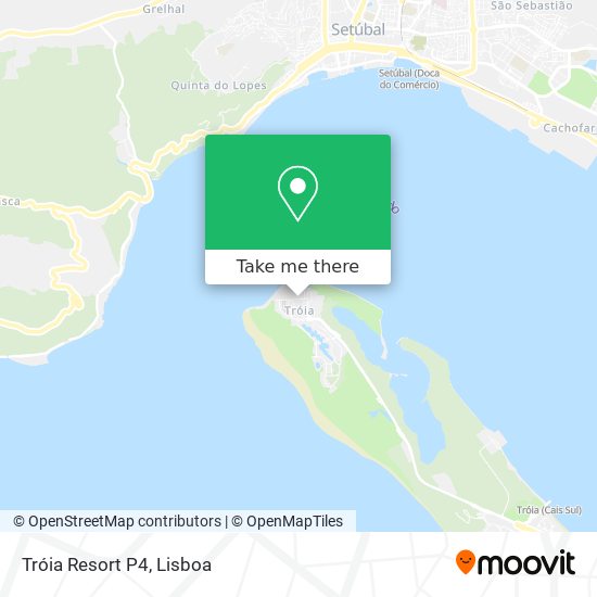 Tróia Resort P4 mapa