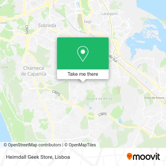 Heimdall Geek Store map