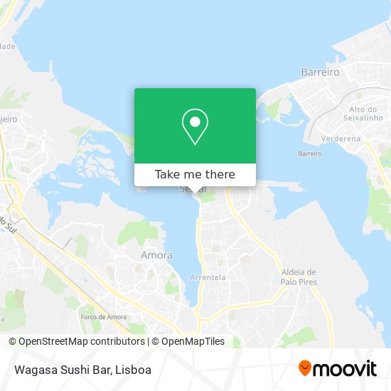 Wagasa Sushi Bar mapa