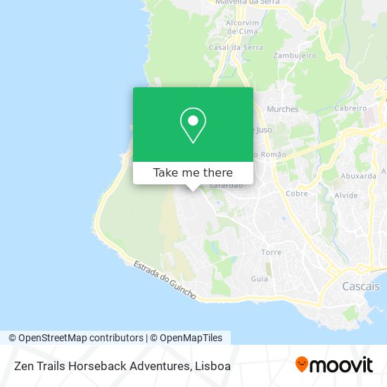 Zen Trails Horseback Adventures map