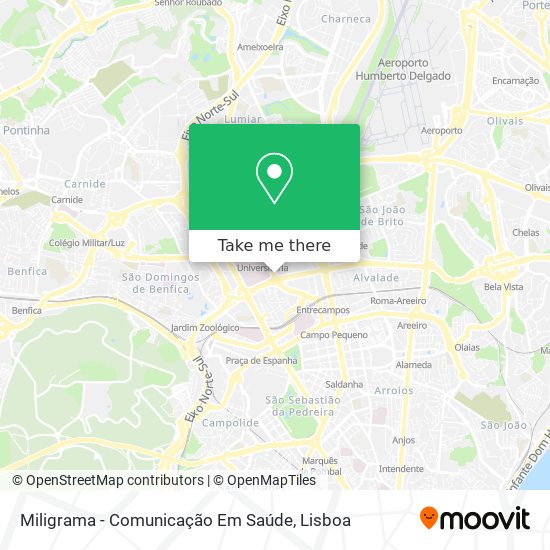 Miligrama - Comunicação Em Saúde map