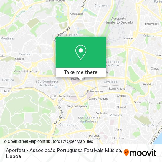 Aporfest - Associação Portuguesa Festivais Música map