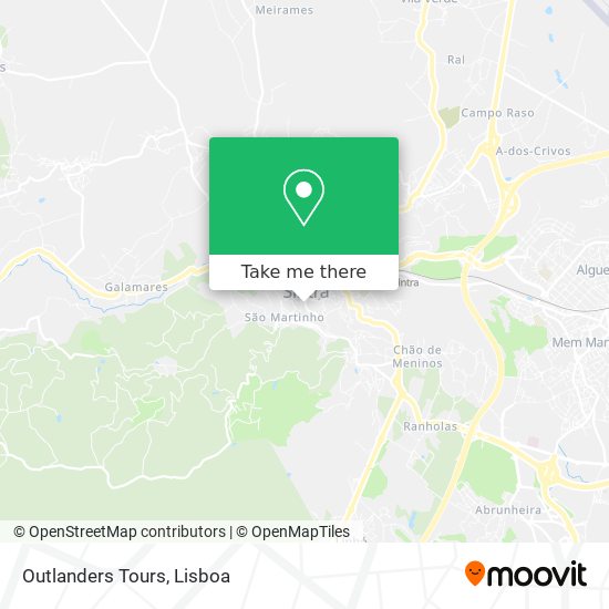 Outlanders Tours mapa