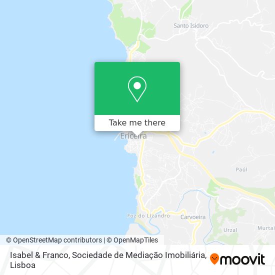 Isabel & Franco, Sociedade de Mediação Imobiliária map