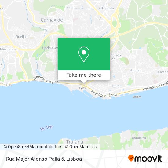 Rua Major Afonso Palla 5 mapa