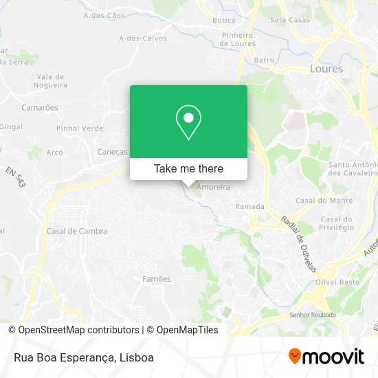 Rua Boa Esperança map