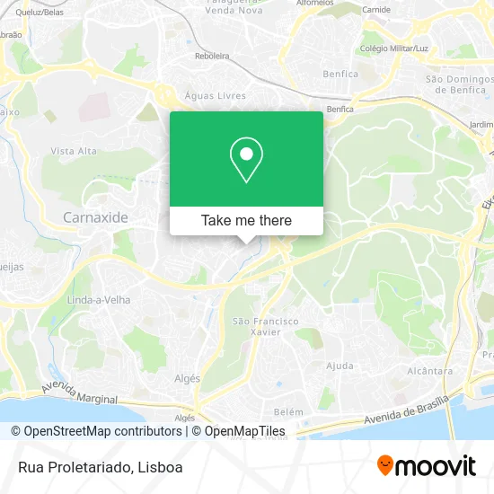 Rua Proletariado map