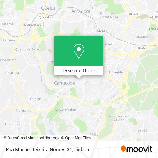 Rua Manuel Teixeira Gomes 31 map