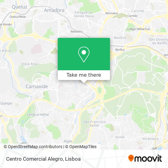 Centro Comercial Alegro map