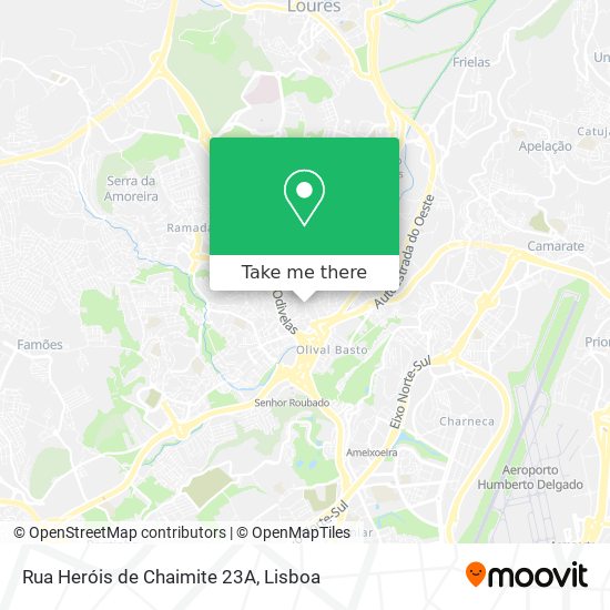 Rua Heróis de Chaimite 23A map