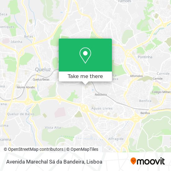 Avenida Marechal Sá da Bandeira map