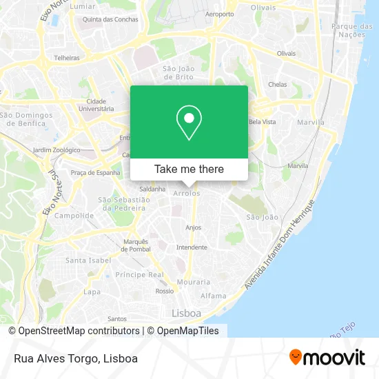 Rua Alves Torgo map