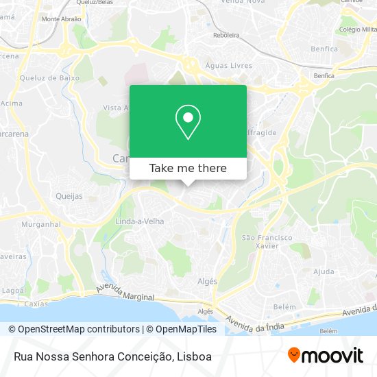 Rua Nossa Senhora Conceição mapa